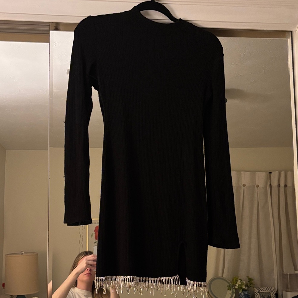 Zara Black Knit Sweater